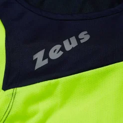 Zeus Kit Robert Hombre Conjunto de atletismo Camiseta con pantalones cortos amarillo