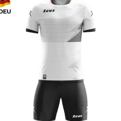 Zeus Mundial Teamwear Set Camiseta con pantalones cortos blanco negro