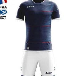 Zeus Mundial Teamwear Set Camiseta con pantalones cortos blanco marino