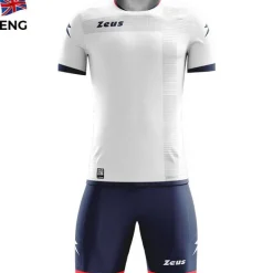 Zeus Mundial Teamwear Set Camiseta con pantalones cortos blanco azul marino