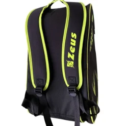 Zeus Padel Bag Pala de pádel Bolso negro amarillo neón