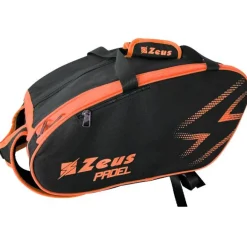 Zeus Padel Bag Pala de pádel Bolso negro naranja