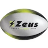Zeus Pelota de rugby negro / amarillo neón