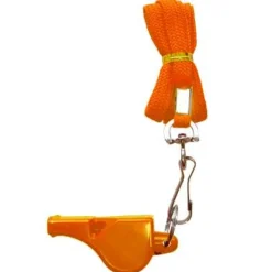 Zeus Silbato de árbitro de fútbol naranja