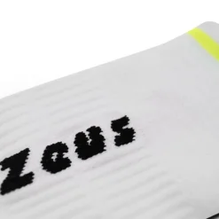 Zeus Thunder calcetines largos especiales de entrenamiento blanco amarillo neón