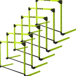 Zeus Valla de entrenamiento ajustable altura 10-60 cm Pack de 6