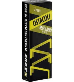 Zeus Valla de entrenamiento ajustable altura 10-60 cm Pack de 6